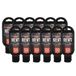 Ergodyne Work Gear Krew’d Sunscreen Lotion- Bundle of 12 1.5 oz Bottles
